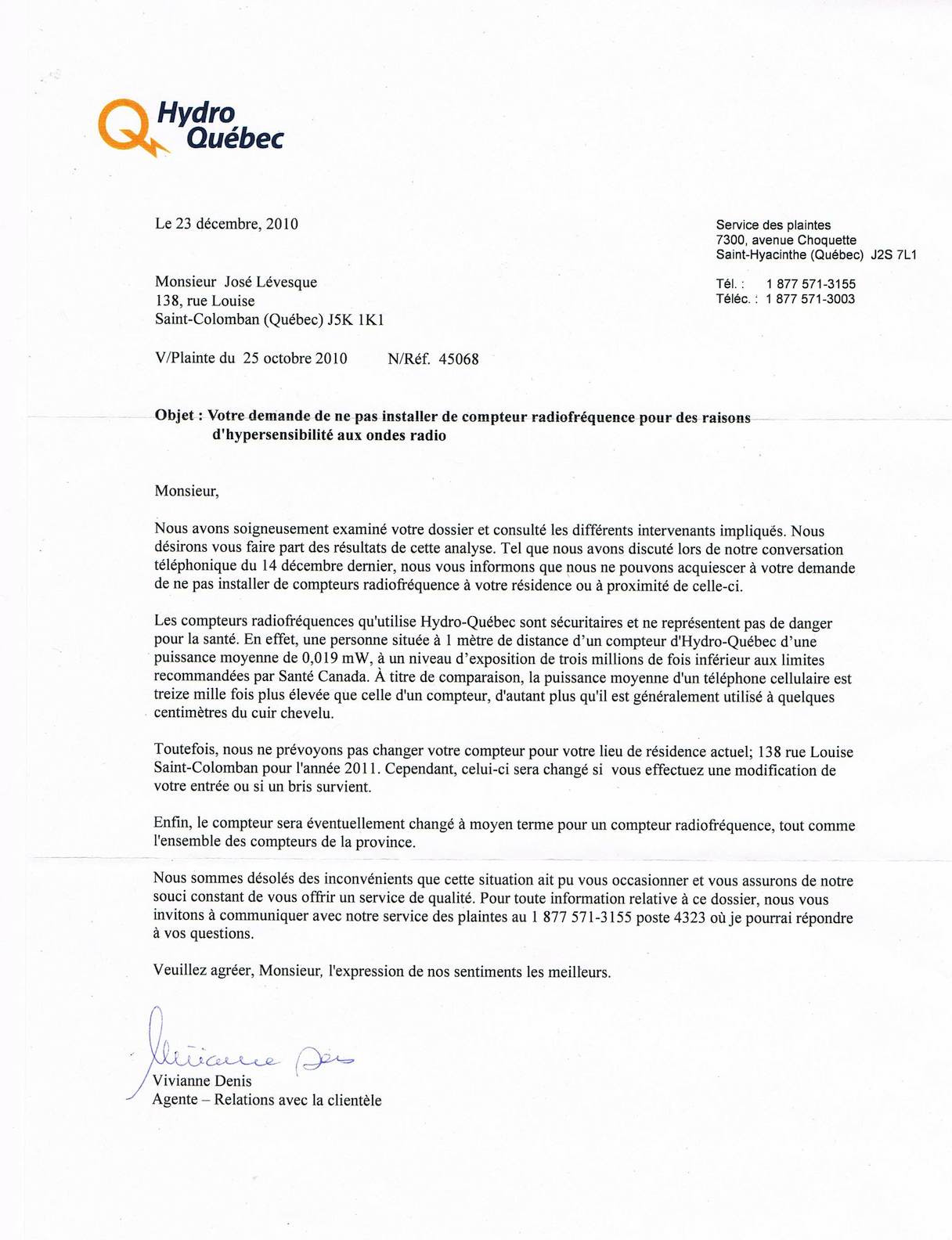 Letter Of Application Modèle De Lettre Officielle Québec